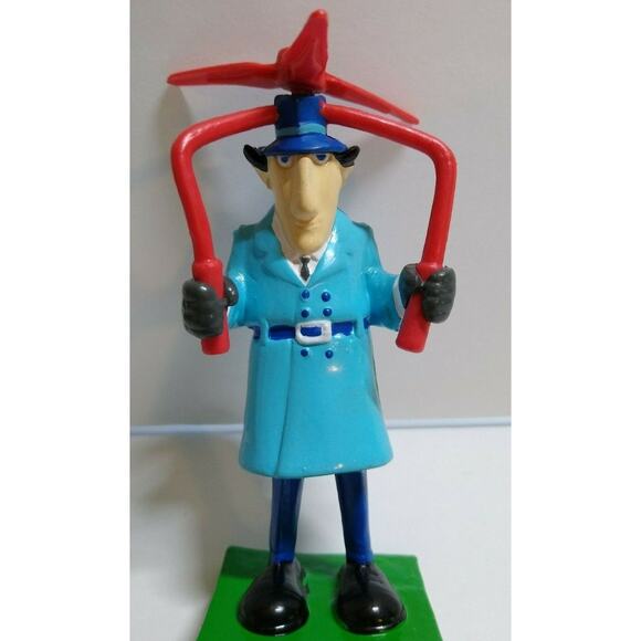 Inspector Gadget Whirlybird Toy Figure Cake Topper Plastic Flexible 1992 NOS - Picture 1 of 12